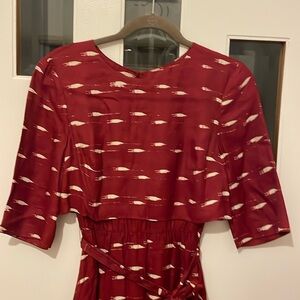 Hobbs printed A Line dress